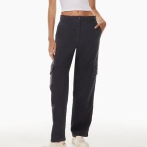 Artizia Wilfred Free Mauve Cargo Pant Black size 4